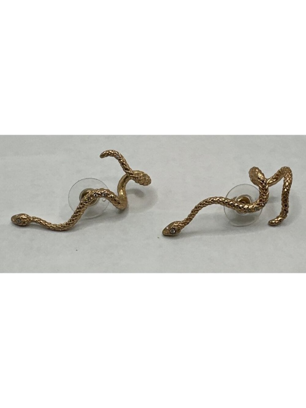 Kendra Scott Phoenix Ear Climbers Snake Vintage Gold Tone Earrings